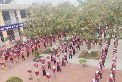 Đồng diễn Võ nhạc Vovinam_Trường Tiểu học Hoành Sơn_Xã Giao Thủy_Tỉnh Ninh Bình